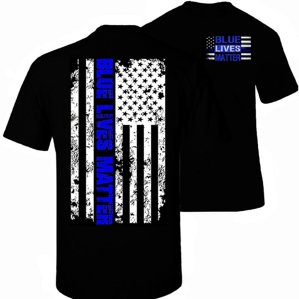 Thin Blue Line Blue Lives Matter T Shirt